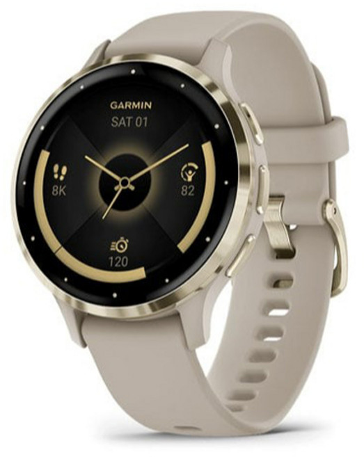 가민 베뉴3S 웰니스 스마트워치, 프렌치 그레이, 41mm, GPS