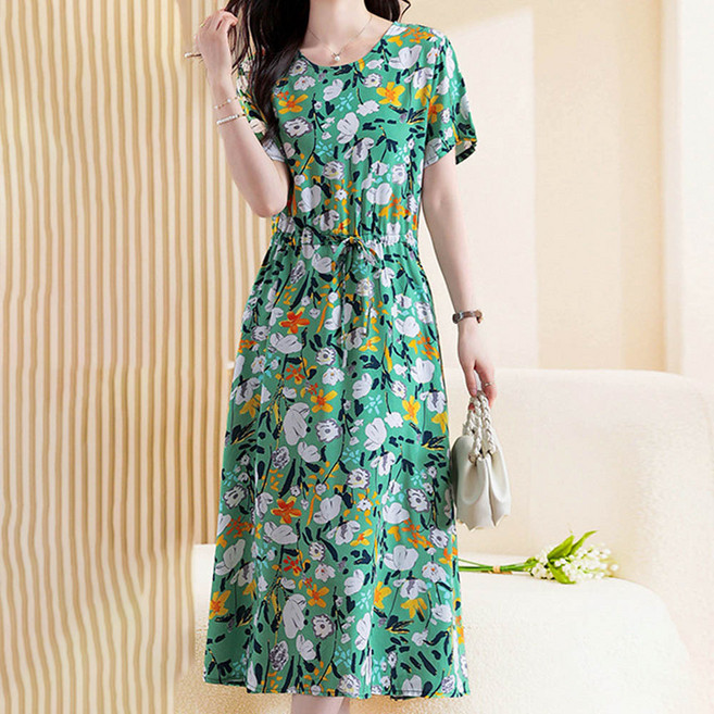 아뗄릭 허리스트링 엘리 원피스 14225 빅사이즈 포함