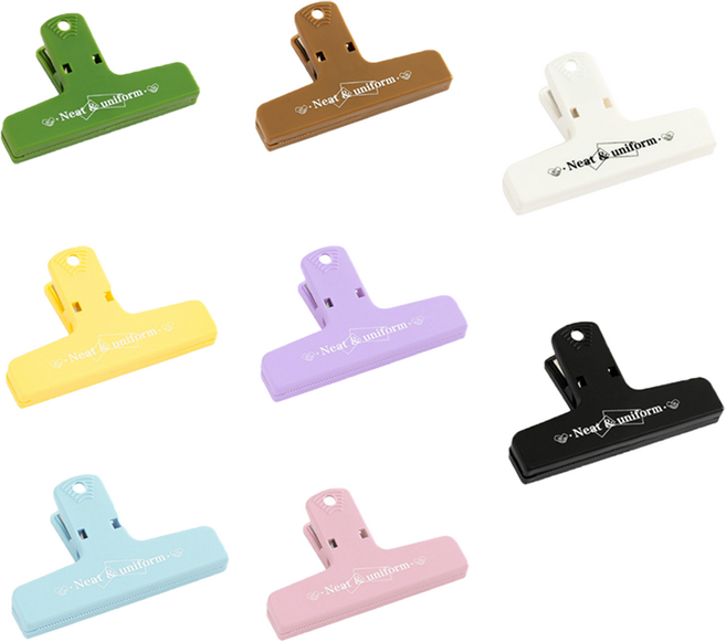 코히모 자석 책 악보 고정 다용도 집게 8개 세트 4W155, 혼합색상, 1세트