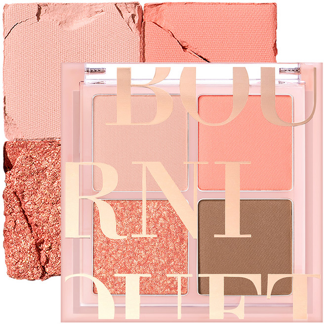 부케가르니 무드 블렌딩 아이섀도우 팔레트 6.9g, 02 피치드리밍, 1개