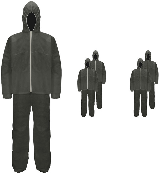 애니가드 세이프티 SB 투피스 작업복, 그레이, 5개