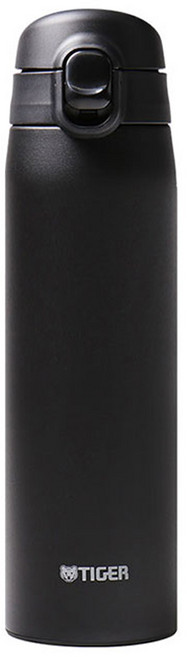 TIGER 虎牌 Super Clean Plus 單鍵保溫保冷隨行杯 MCT-K050, 1個, 石紋黑 KK, 500ml
