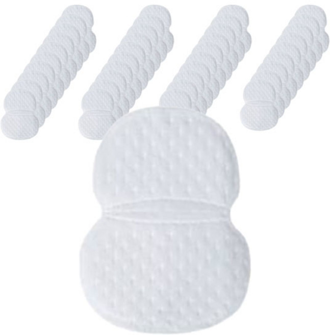 일상나눔 다용도 일회용 모자 셔츠 땀 흡수 패드 스티커 겨드랑이형 화이트 11 x 9.5 cm 40p, 1개