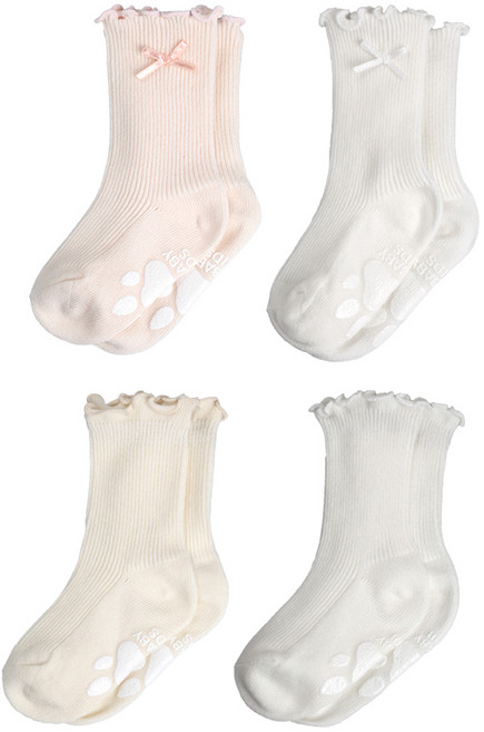 하이베이비키즈 유아용 포인트 러블리 양말 4종 세트