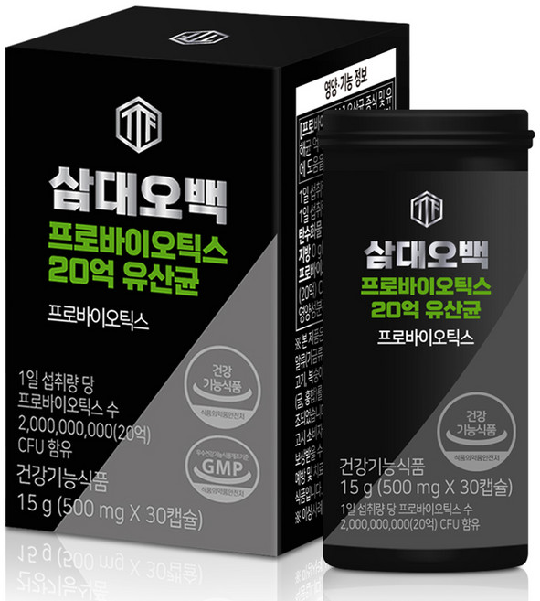 삼대오백 프로바이오틱스 사과식이섬유 유산균 15g, 30정, 1개