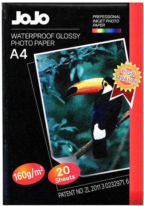 조조 고광택 160g 포토용지, A4, 20개
