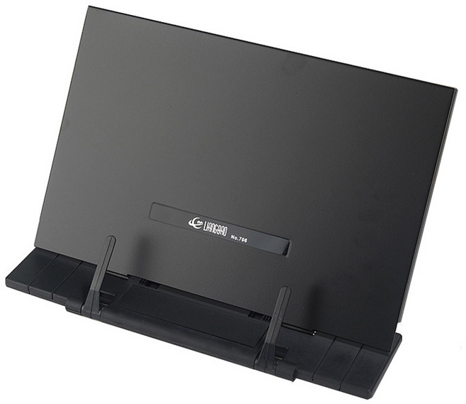 코히모 독서 휴대용 접이식 책 받침대 4W182, 블랙