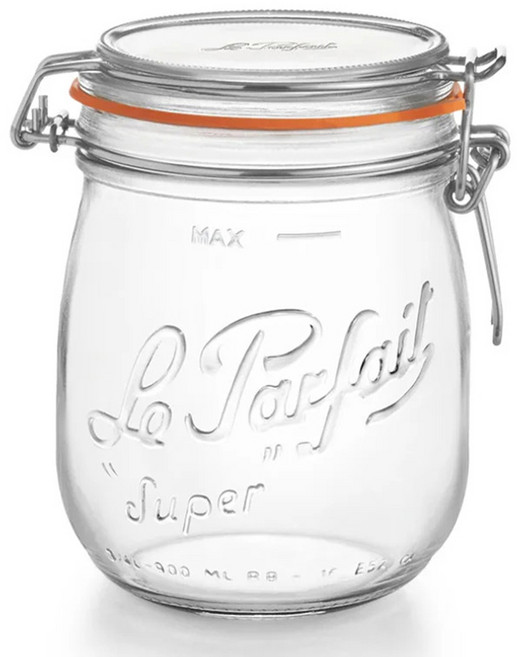 르파르페 슈퍼자 유리 밀폐용기, 750ml, 1개