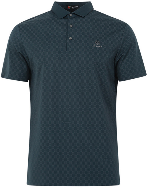 페라어스 남성용 사각패턴 쿨 스판 골프셔츠 CTM4OM2149