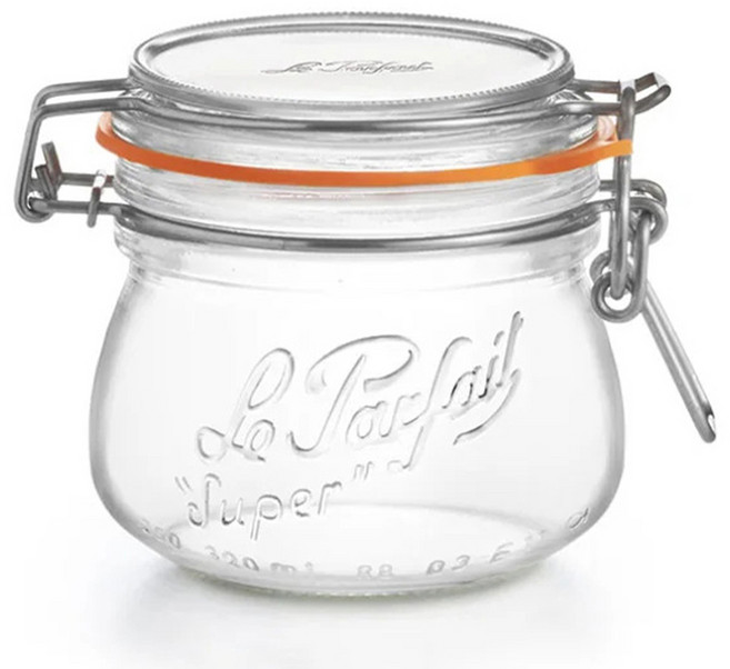 르파르페 슈퍼자 유리 밀폐용기, 250ml, 1개
