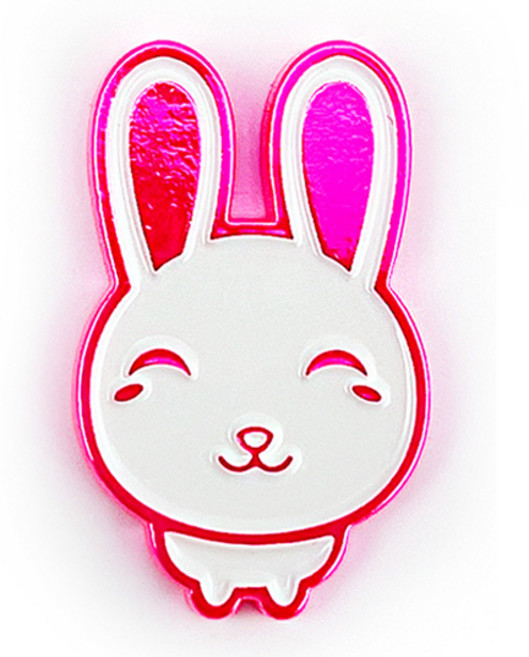 지봇골프 십이지신 캐릭터 골프 볼마커, 핑크 묘(토끼), 1개