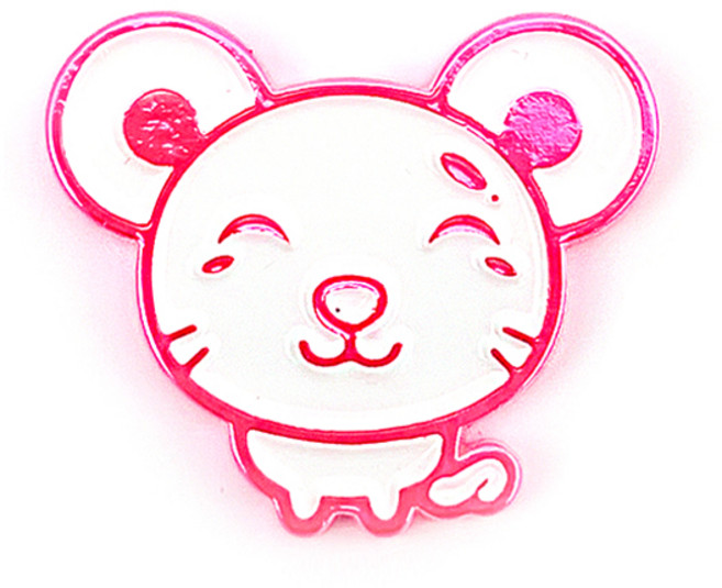 지봇골프 십이지신 캐릭터 골프 볼마커, 핑크 자(쥐), 1개