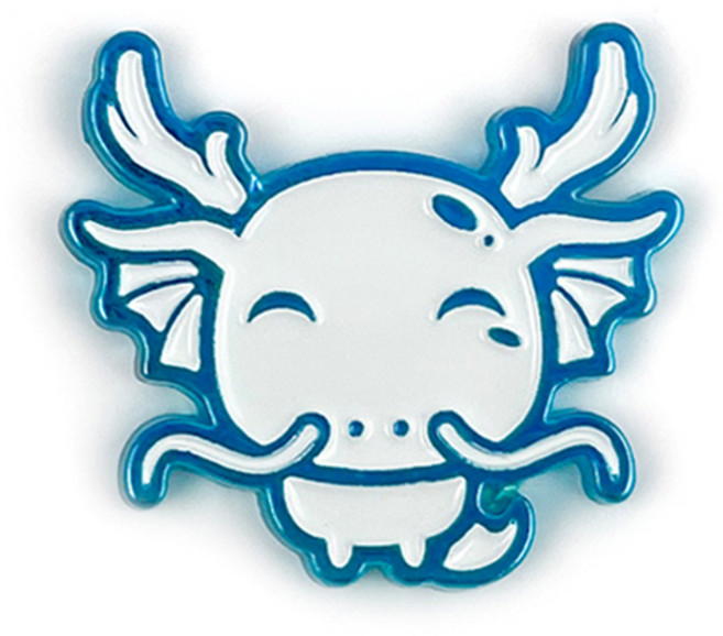 지봇골프 십이지신 캐릭터 골프 볼마커, 블루 진(용), 1개