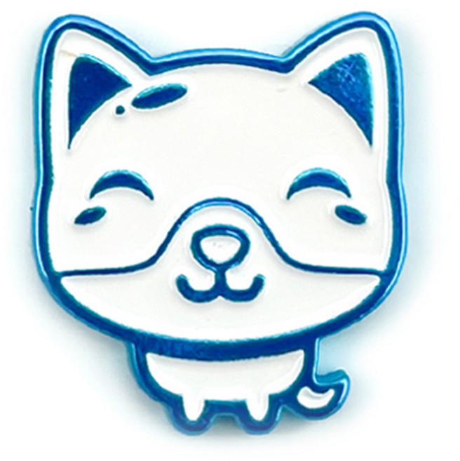 지봇골프 십이지신 캐릭터 골프 볼마커, 블루 술(강아지), 1개