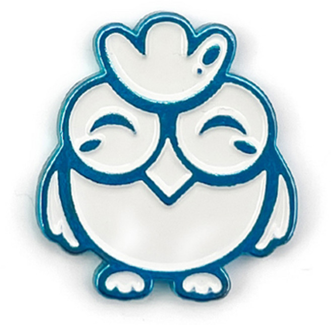 지봇골프 십이지신 캐릭터 골프 볼마커, 블루 유(닭), 1개