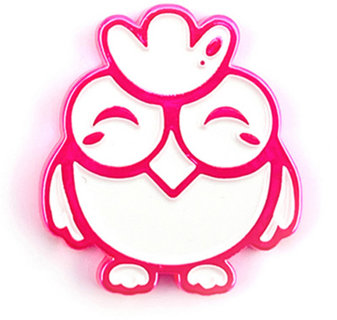 지봇골프 십이지신 캐릭터 골프 볼마커, 핑크 유(닭), 1개