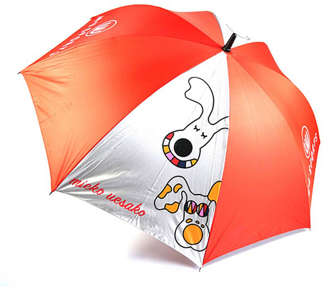 Mu Sports 防水高爾夫雨傘 MU21UB, 紅色, 1個