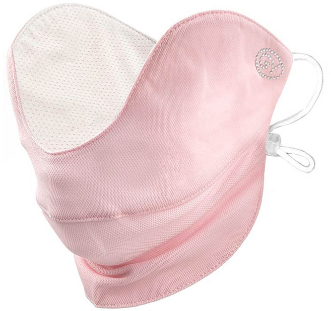 가야골프 크리스탈 U 썸머 쿨 마스크, 핑크, 1개