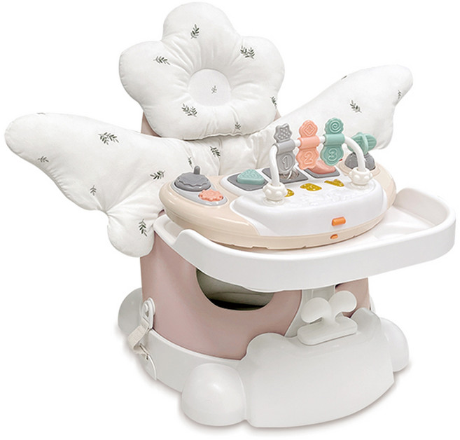 무나부스터체어 블라썸 6종 세트, 피치핑크(체어), 월계수(필로우), 1세트