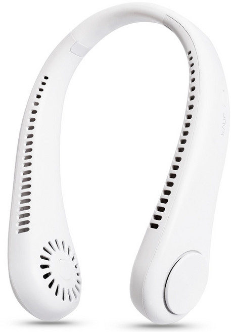 카프 무선 넥밴드 선풍기, KF-NF02, 화이트(KF-NF02)