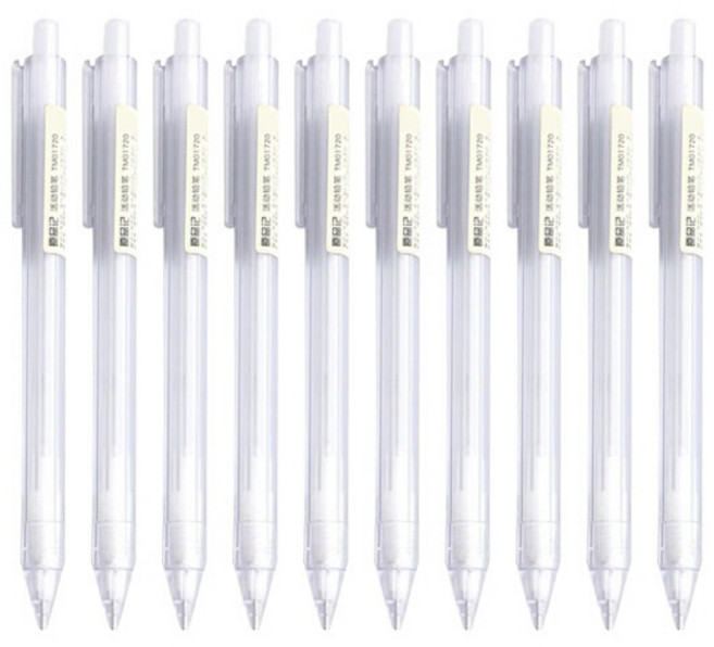 피어니스트 투명 샤프펜슬, 0.7mm, 10개