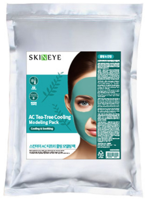 스킨아이 AC 티트리 쿨링 에스테틱 모델링 팩 1kg, 1개입, 1개