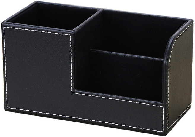코히모 사무용 데스크 펜슬 펜홀더 정리함 4W191, 1개, 블랙