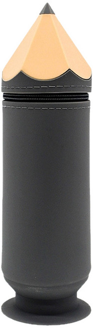 코히모 연필모양 실리콘 필통, 그레이, 1개