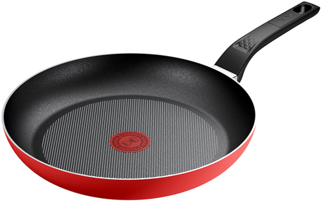 Tefal 特福 燦紅系列 不沾平底鍋, 28cm, 1個