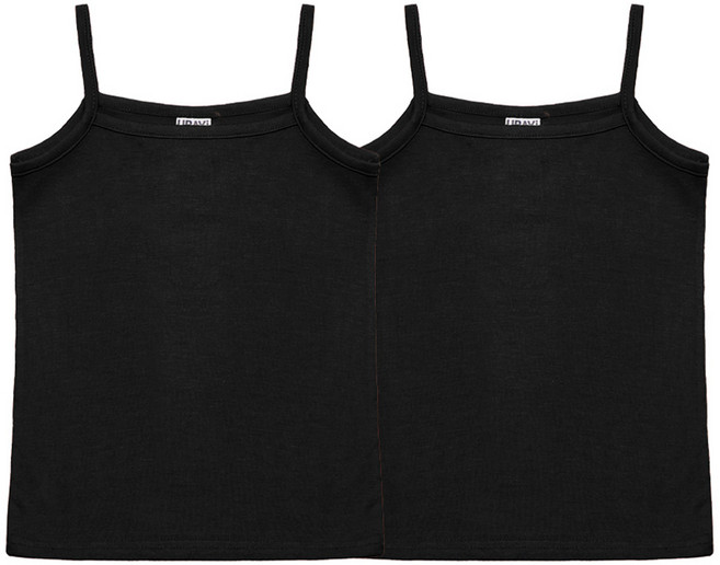 유라비 여아용 냉감 통기성 레이니 끈나시 2p