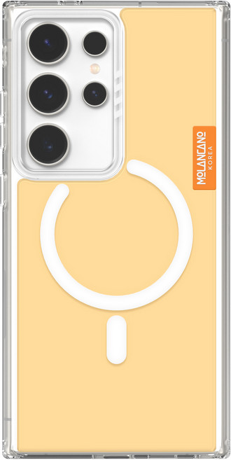 모란카노 크리스탈 컬러 맥세이프 투명 휴대폰 케이스