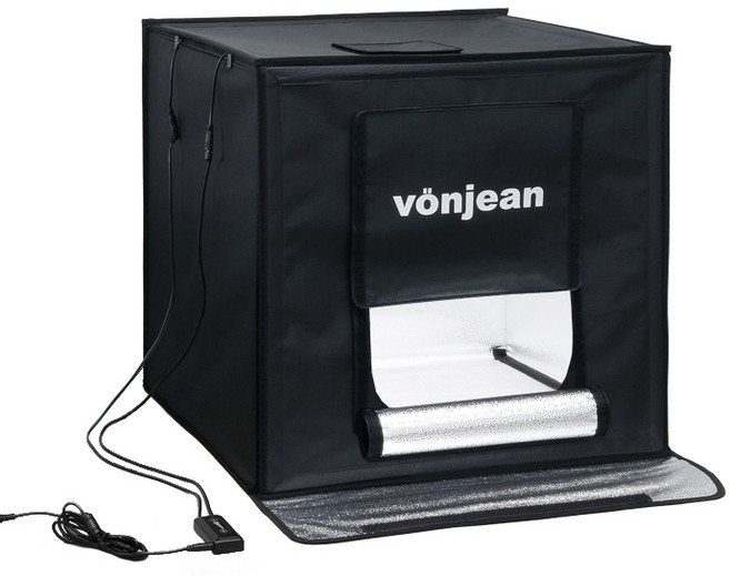 본젠 접이식 포터블 포토박스 미니 LED 스튜디오 60 x 60 x 60 cm, KPB-606, 1개