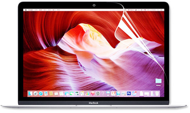 애니클리어 맥북 스크린 PET 간편부착 액정보호필름 에어15, 1개