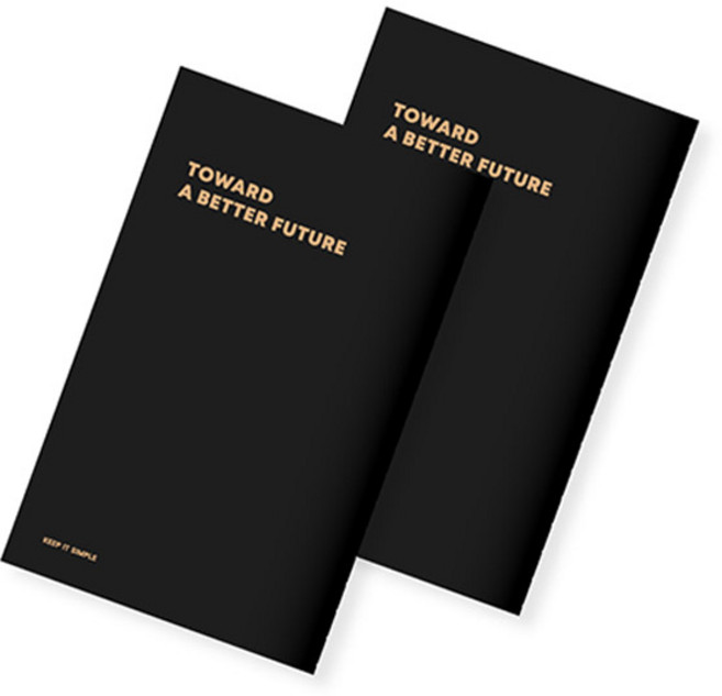 모노그램 1MONTHS 태스크 플래너 MG-0020, 퓨어블랙, 2개