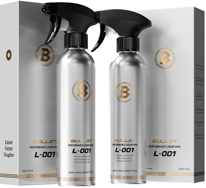 Bullet L001 高性能水蠟, 300ml, 2個