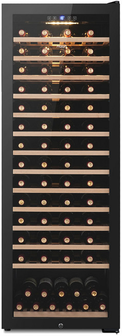 하이얼 아쿠아 와인셀러 121병 방문설치, 시크블랙, HWC288MHB