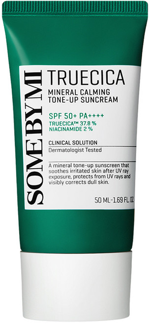 썸바이미 트루시카 무기자차 카밍 톤 업 선크림 SPF50+ PA++++, 50ml, 1개