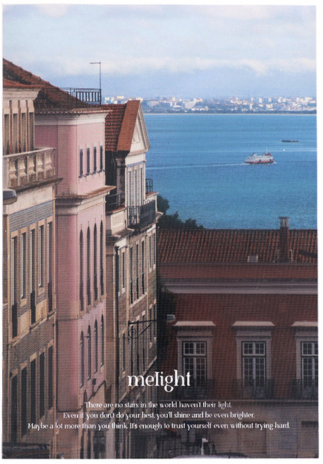 워너디스 미라이트 모눈 무지 노트, 06 블루 먼데이, 1개