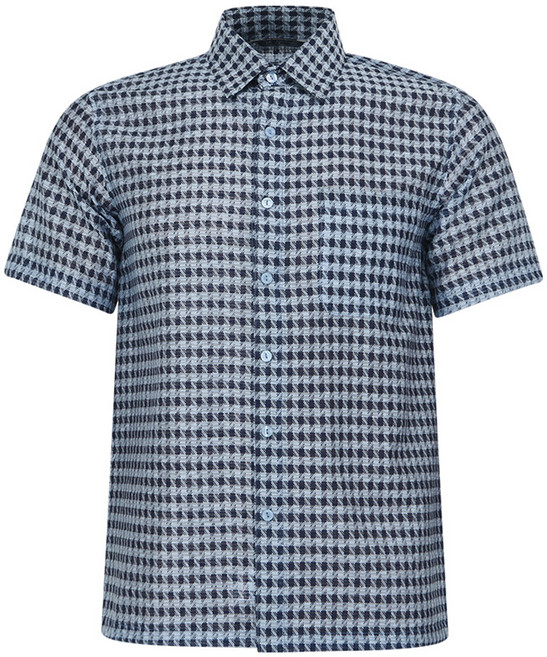 페라어스 남성용 JP 쿨 통기성 체크 남방셔츠 CTM4AJ2471