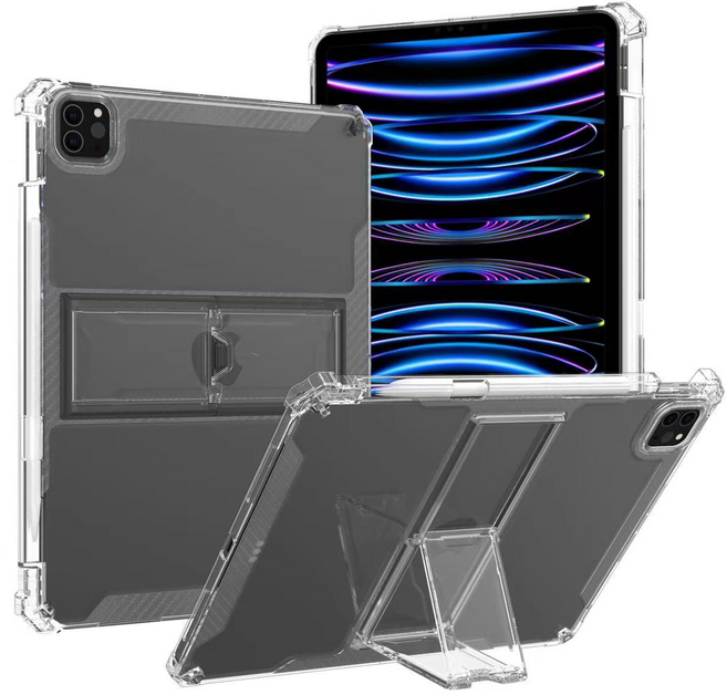 태블릿나라 클리어 틸트홀더 거치대 스탠드 태블릿 케이스, 투명, 1개