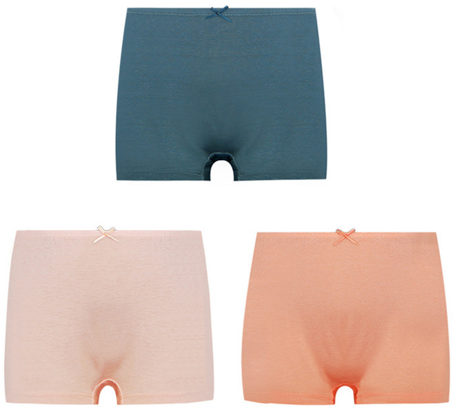 엠알키즈 여아용 냉장고섬유 인견 학생 드로즈 3종 세트