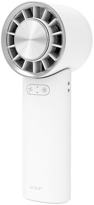 카프 휴대용 접이식 냉각 핸디선풍기, KF-FHF02, 화이트