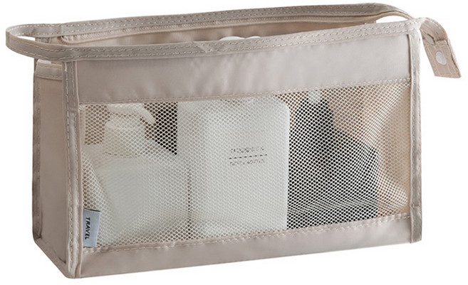 뷰레이터닷컴 트라이앵글 여행용 매쉬 세면 파우치