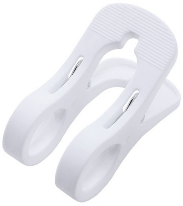 티로나 이불 빨래 큰 집게, 화이트, 1개