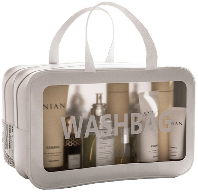 뷰레이터닷컴 트윈스 투명 여행용 세면도구 화장품 파우치