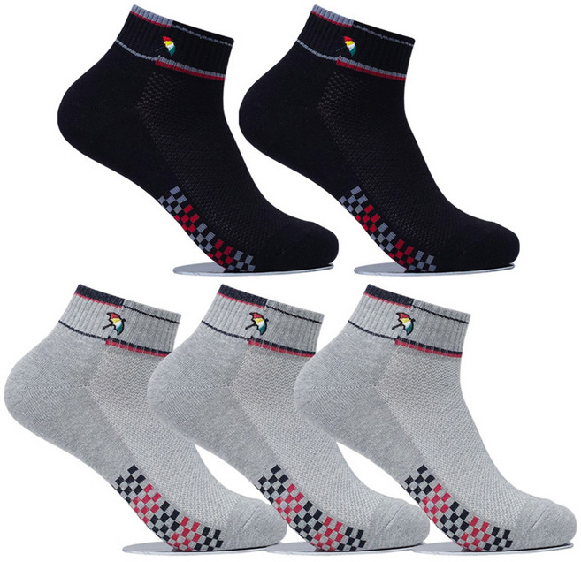 아놀드파마 남성용 메쉬 캐주얼양말 단목 5켤레 AP5641