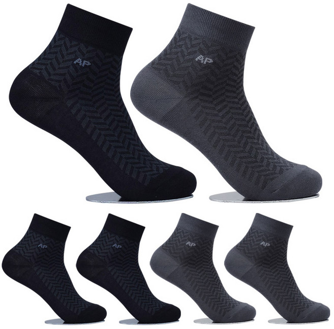 아놀드파마 남성용 코마사 40수 단목 여름양말 6켤레 선물세트 AP5585