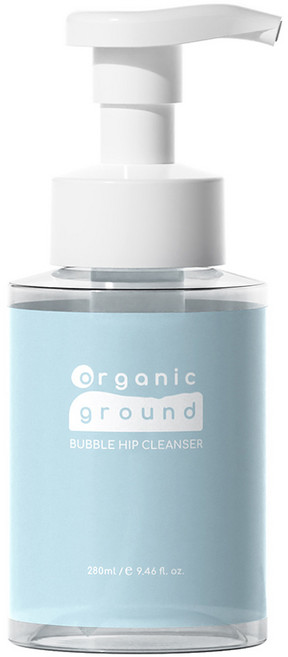 오가닉그라운드 버블 힙 클렌저 그린스플래쉬향, 280ml, 1개