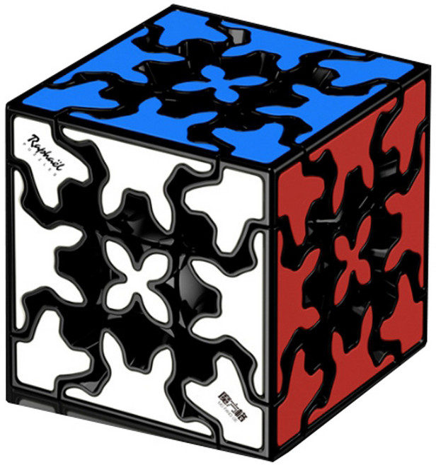 치이큐브 기어 3X3 큐브, 혼합색상, 1개