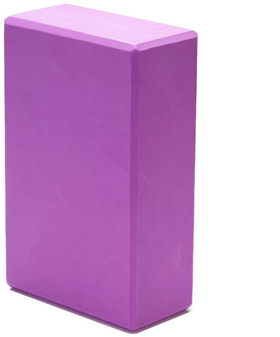 대한 요가블럭 EVA 기본 요가벽돌, 퍼플, 1개